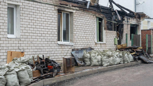 Professional Fire Damage Removal technician working in McLean, VA